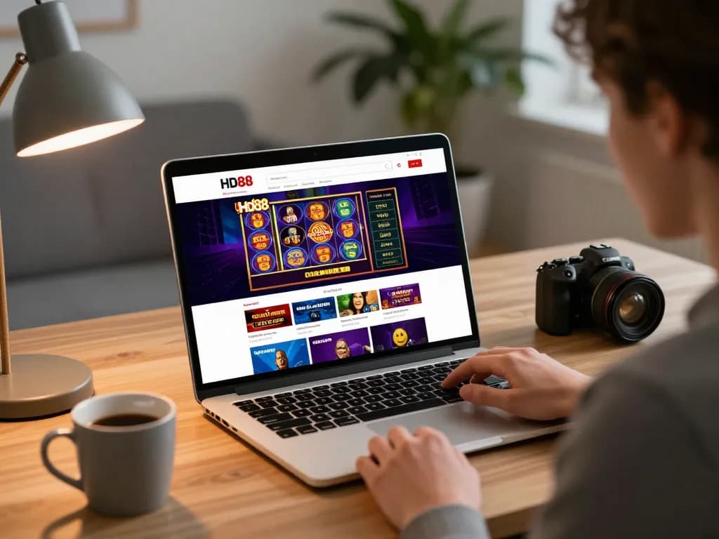 hd88 platform features engaging online gaming layout with vibrant betting options showing responsible gambling