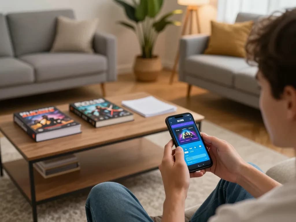 Engaging gameplay on SC88 app in cozy home environment, showcasing responsible gaming.