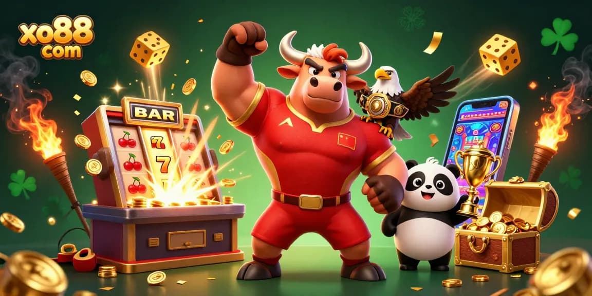 Experience exciting wins at xo88 com with a golden jackpot explosion, thrilling casino characters!
