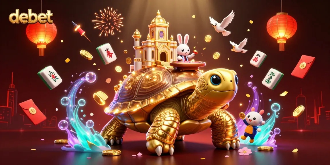 Experience the thrilling debet gaming world with a vibrant casino scene featuring unique elements.