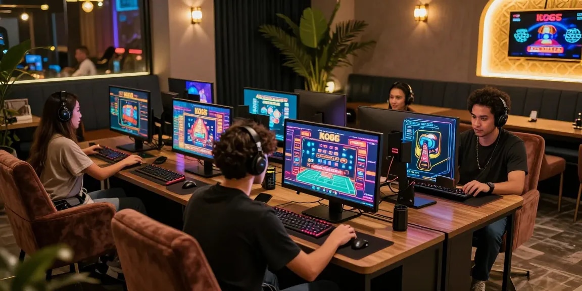 Players enjoying exciting games at KO66's stylish online casino platform.