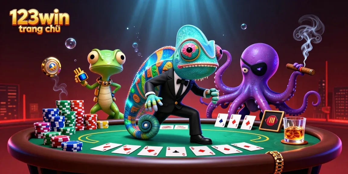 Play exciting games and experience thrilling wins at 123win trang chủ with colorful poker elements.