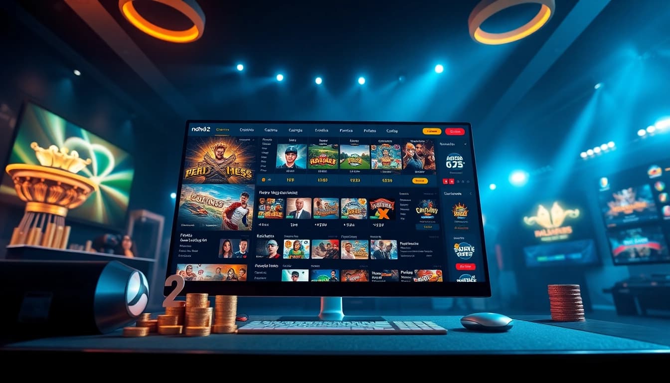 Nohu52 online gaming platform showcasing diverse games and user-friendly interface