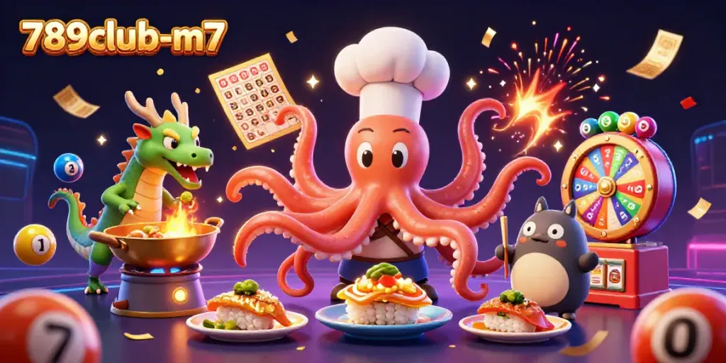 Engage with the colorful lottery excitement at 789club-m7 featuring dynamic characters and vibrant gaming elements.