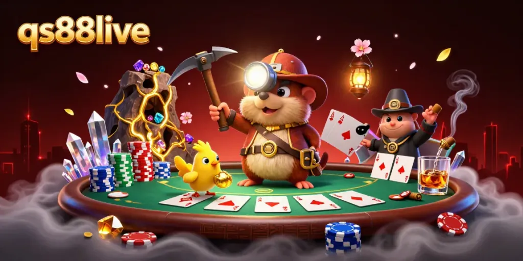 Experience thrilling wins with qs88live in a vibrant casino cave filled with treasures.