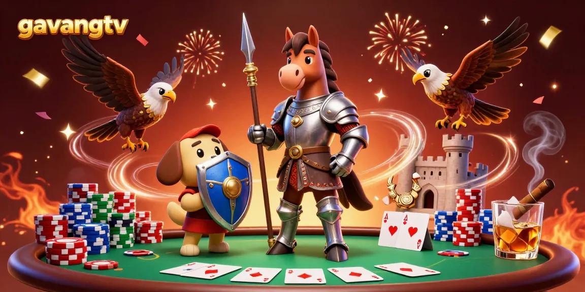 Join the excitement of gambling with gavangtv in a vibrant, dynamic casino scene.