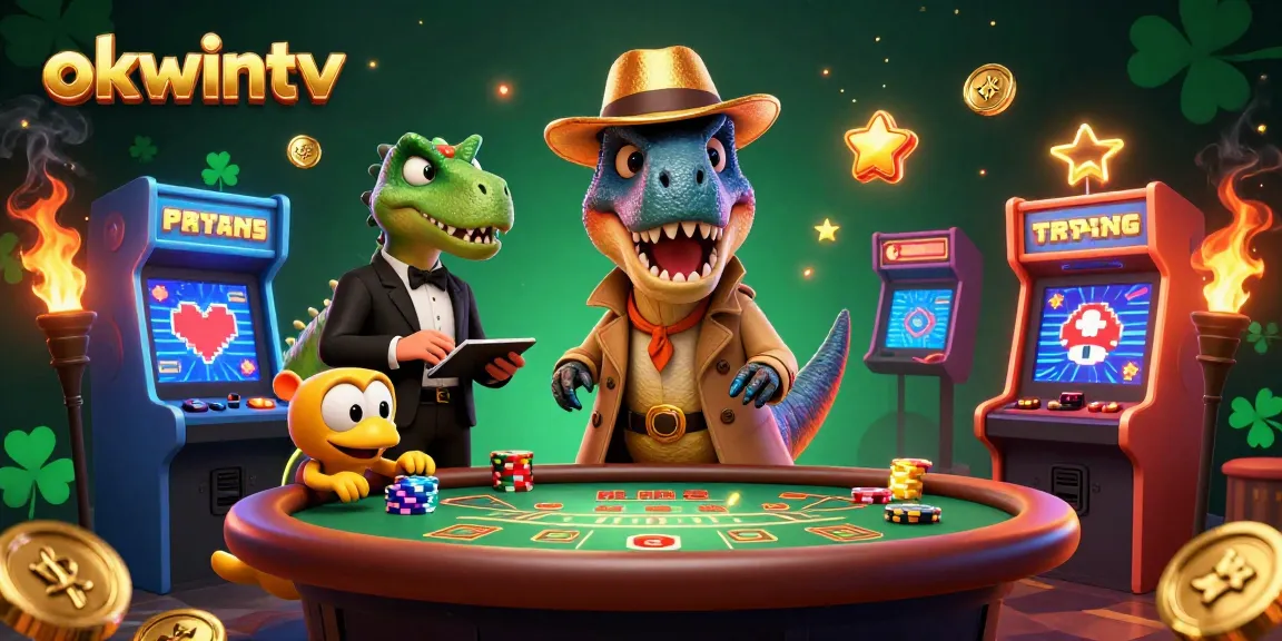 Experience thrilling moments with okwintv's vibrant gambling scene featuring dynamic characters and engaging game elements.