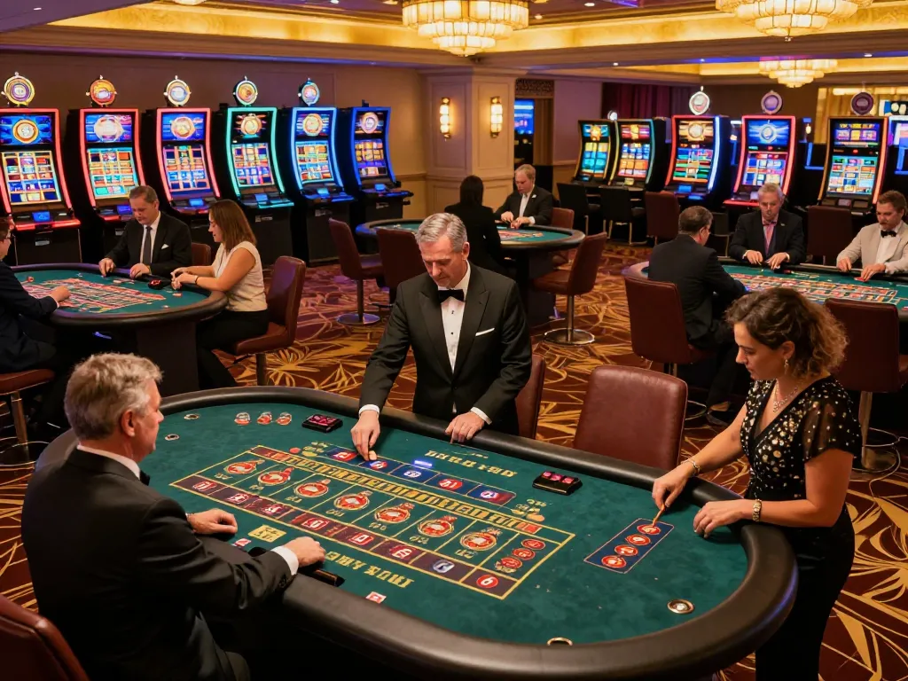 Engaged players enjoying the tx88 roulette tables in a vibrant casino setting