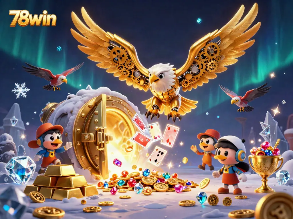 Experience thrilling gameplay at 78win, showcasing vibrant casino elements and action-packed visuals.