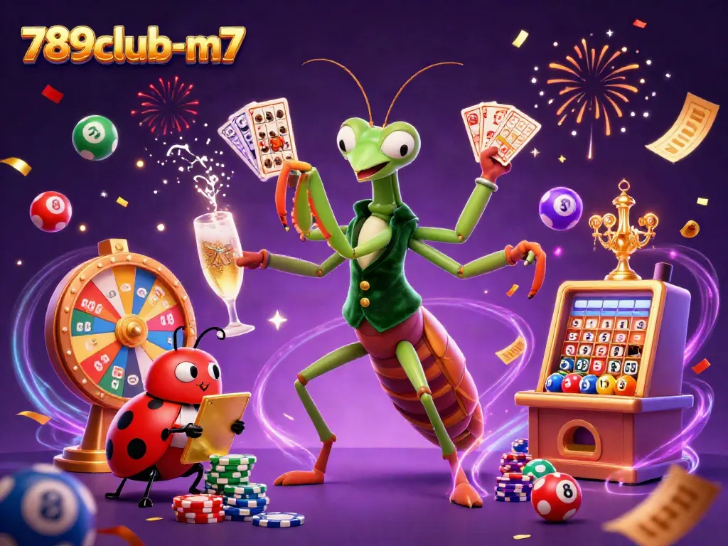 Experience thrilling moments at 789club-m7 with dynamic characters, vibrant casino games, and festive energy.