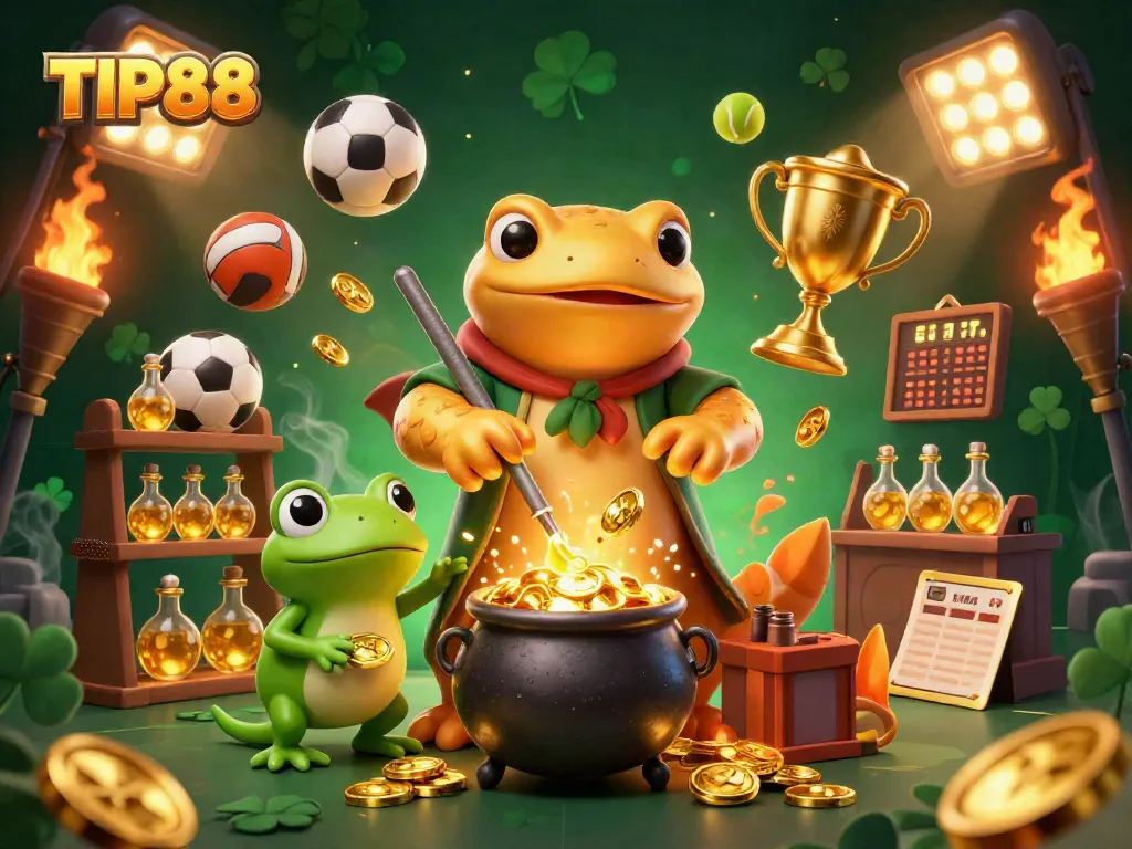 Experience thrilling gameplay at TIP88 with unique golden alchemist adventure amidst vibrant sports elements