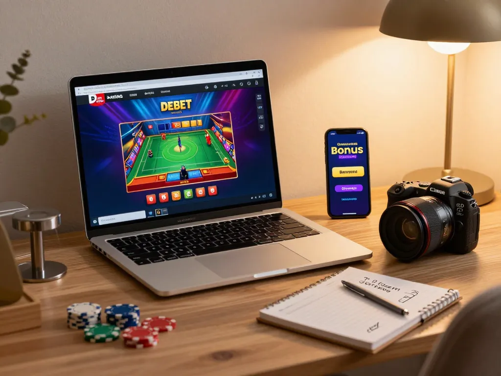 Engaging online gaming scene showcasing the debet platform with interactive casino gameplay.