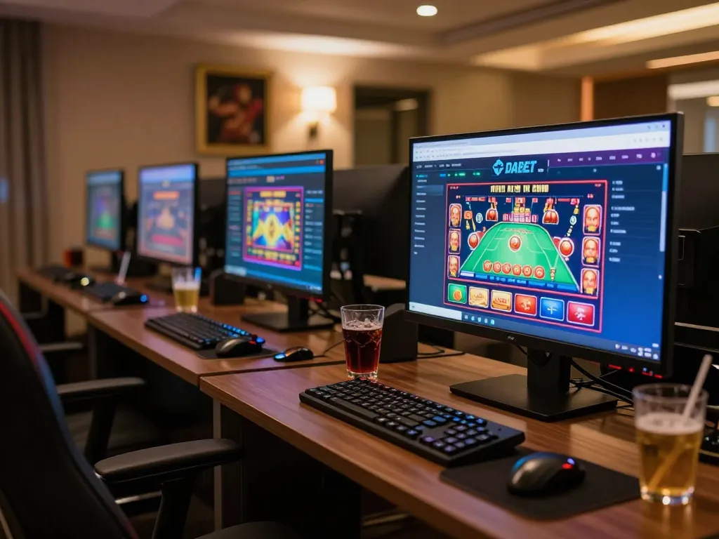 DABET offers immersive online gaming experiences through multiple vibrant casino games.