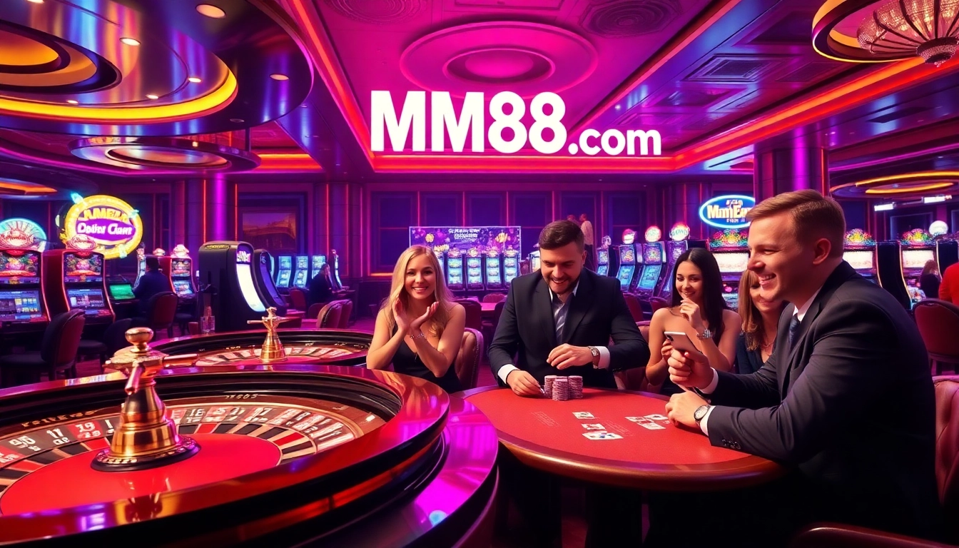 Experience the excitement of gambling at mm88 com with luxurious casino elements and enthusiastic players.