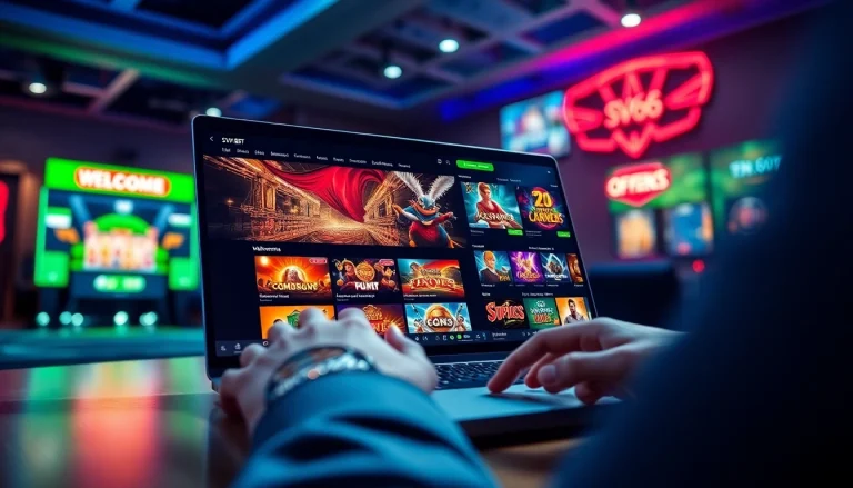 Engaging gaming experience on SV66 BET with vibrant interface and multiple game offerings.