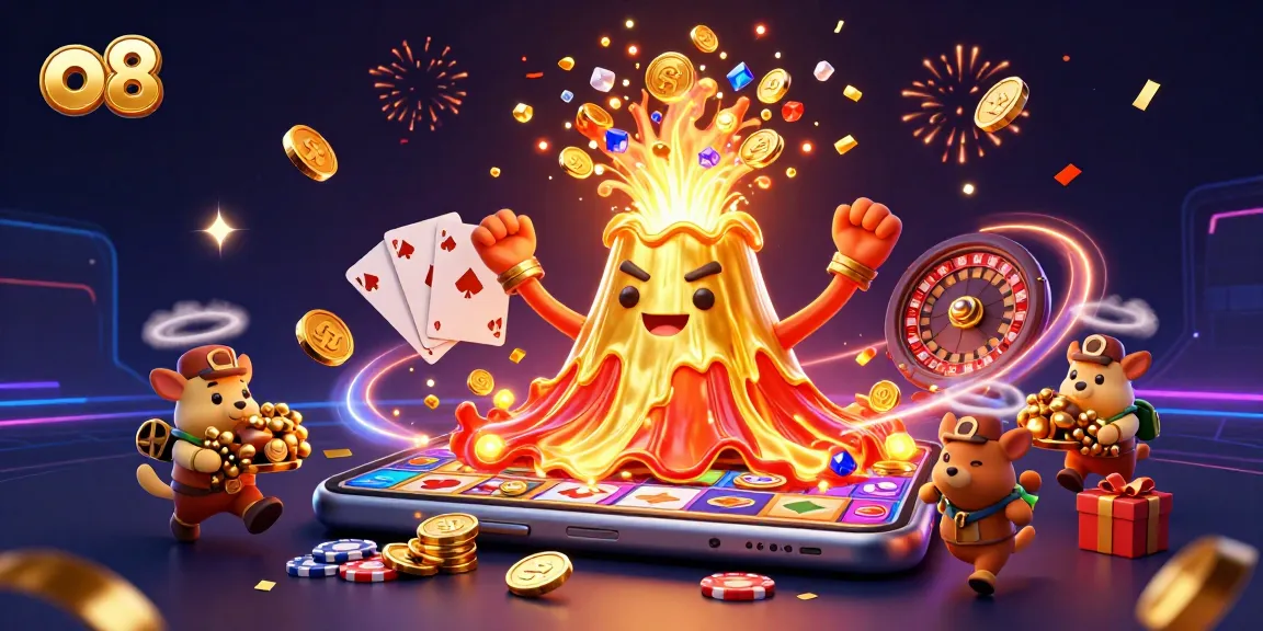 Engage with o8’s exciting 3D casino adventure featuring treasure and vibrant gaming elements.