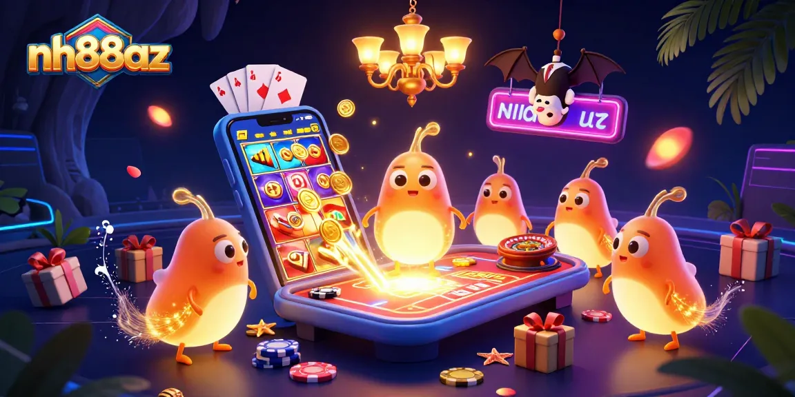Engage with nh88az's vibrant casino adventure featuring glowworms and immersive gaming elements.